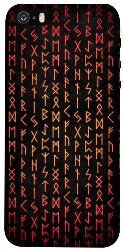 Чехол на Apple iPhone 5/5S/SE Руны фото 1 из 1