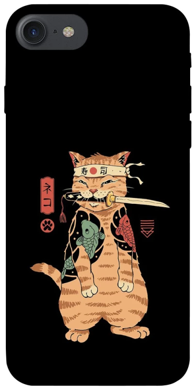 Чохол на Apple iPhone 7 / 8 (4.7") Кіт-самурай фото 1 з 1