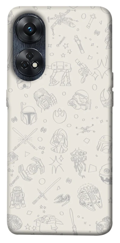 Чохол на Oppo Reno 8T 4G Star Wars background ver.1 фото 1 з 1