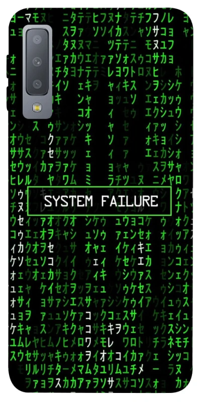 Чехол на Samsung A750 Galaxy A7 (2018) Matrix system failure фото 1 Чехол на Samsung A750 Galaxy A7 (2018) Matrix system failure фото 1 из 1
