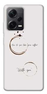 Чехол на Xiaomi Redmi Note 12 Pro+ 5G Coffee with you фото 1 из 1