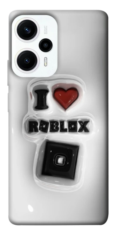 Чохол на Xiaomi Poco F5 / Note 12 Turbo I love Roblox фото 1 з 1
