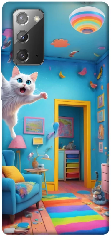 Чохол на Samsung Galaxy Note 20 crazy cat фото 1 з 1