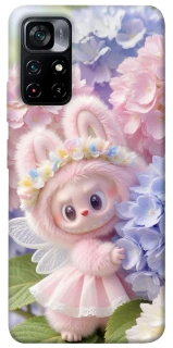 Чохол на Xiaomi Poco M4 Pro 5G Labubu & Flowers ver.1 фото 1 з 1