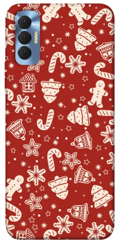 Чехол на TECNO Spark 8P Новогодний v3 фото 1 из 1