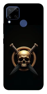 Чехол на Realme C15 Golden Skull фото 1 из 1