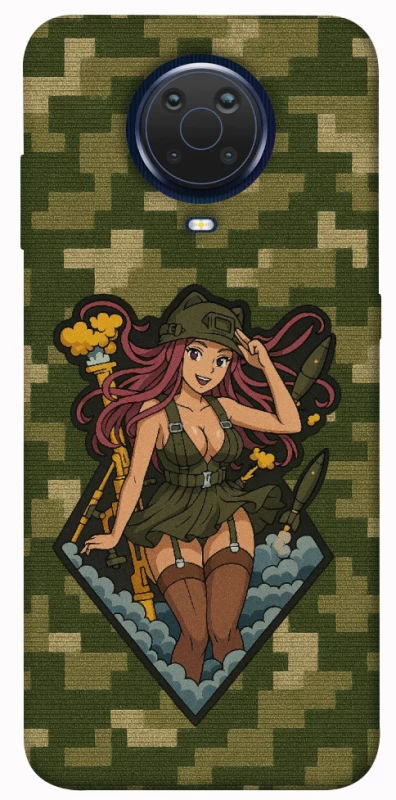 Чохол на Nokia G20 / G10 / 6.3 Military Waifu фото 1 з 1