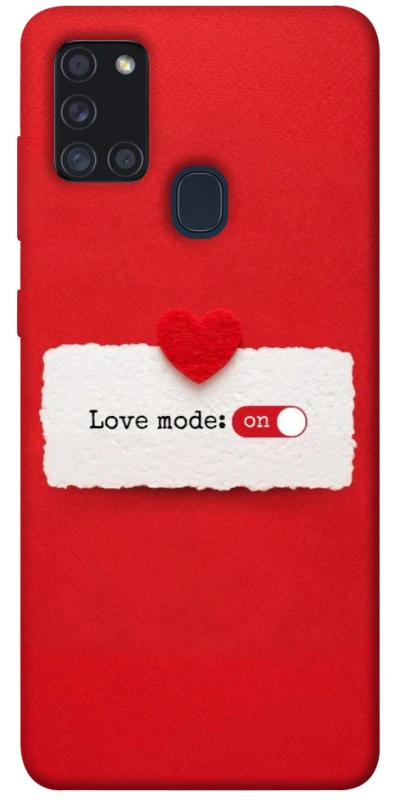 Чохол на Samsung Galaxy A21s Love Mode ON фото 1 з 1