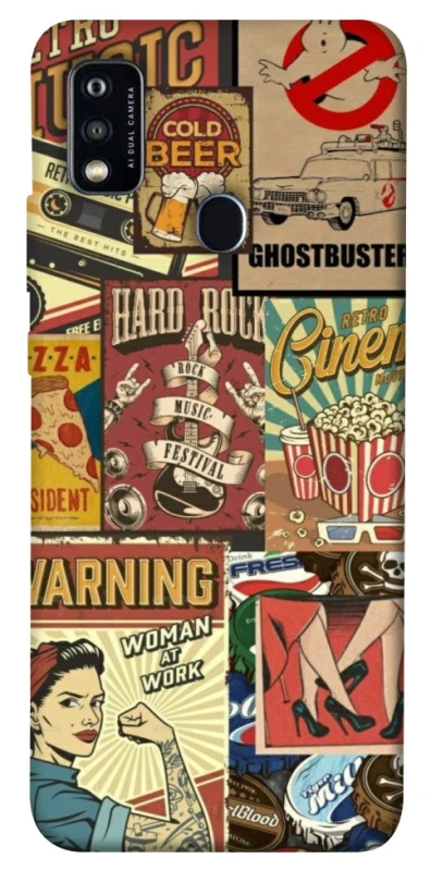 Чохол на ZTE Blade A51 Retro collage ver.2 фото 1 з 1