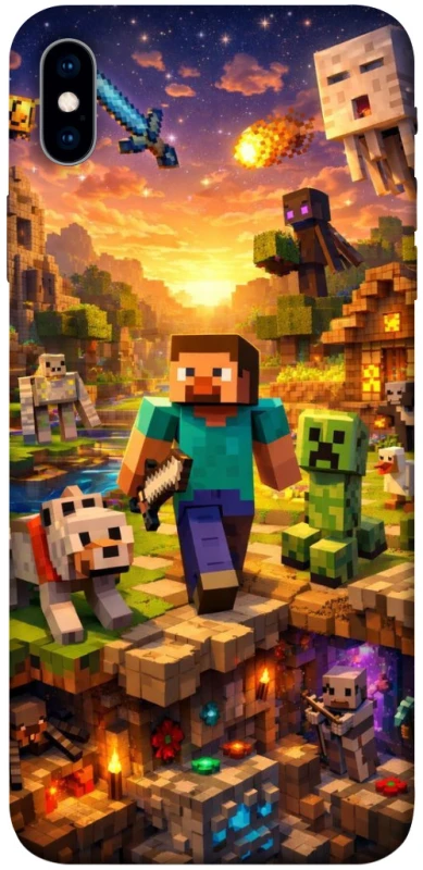 Чохол на Apple iPhone XS Max (6.5") Minecraft v6 фото 1 з 1