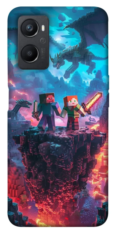 Чохол на Oppo A96 Minecraft v3 фото 1 з 1