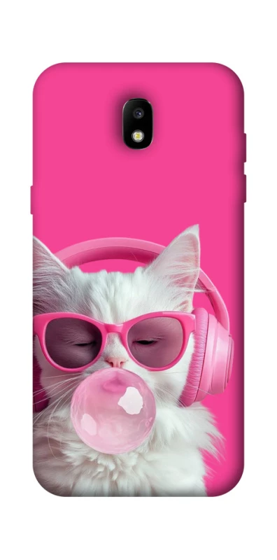 Чохол на Samsung Galaxy J5 (2017) Pink kitty фото 1 Чохол на Samsung Galaxy J5 (2017) Pink kitty фото 1 з 1