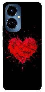 Чехол на TECNO Camon 19 Pro Splash heart фото 1 из 1