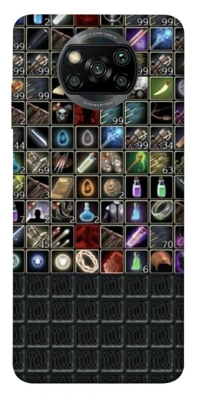 Чохол на Xiaomi Poco X3 NFC / Poco X3 Pro Inventory menu ver.2 фото 1 з 1