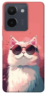 Чохол на Vivo Y36 Сat with glasses фото 1 з 1