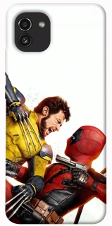 Чехол на Samsung Galaxy A03 Deadpool and Wolverine фото 1 из 1