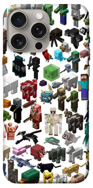 Чохол на Apple iPhone 15 Pro Max (6.7") Minecraft v4 фото 1 з 1