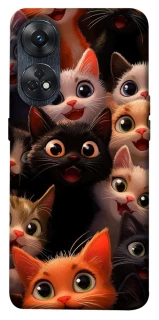 Чохол на Oppo Reno 8T 4G happy cats фото 1 з 1