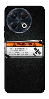 Чохол на TECNO Spark 30 Pro (KL7) Warning фото 1 з 1