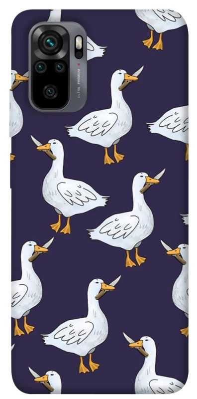 Чехол на Xiaomi Redmi Note 10 / Note 10s Гуси с претензией фото 1 из 1