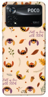 Чехол на Xiaomi Poco X4 Pro 5G Fall in love with Stitch фото 1 из 1
