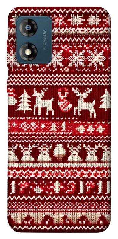 Чохол на Motorola Moto E13 Christmas jumper ver.2 фото 1 з 1