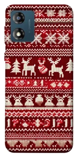 Чехол на Motorola Moto E13 Christmas jumper ver.2 фото 1 из 1