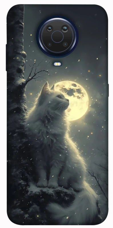 Чохол на Nokia G20 / G10 / 6.3 Кіт під місяцем фото 1 з 1