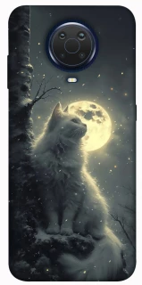 Чохол на Nokia G20 / G10 / 6.3 Кіт під місяцем фото 1 з 1
