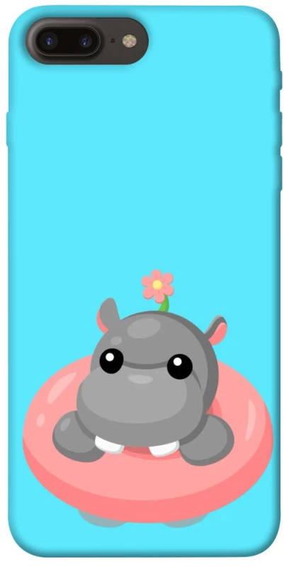 Чохол на Apple iPhone 7 plus / 8 plus Adopt Me Hippo Floatie фото 1 з 1