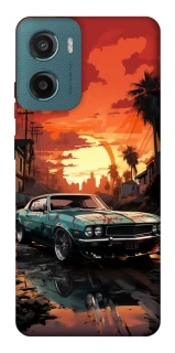 Чехол на Motorola Moto G06 Car at sunset фото 1 из 1