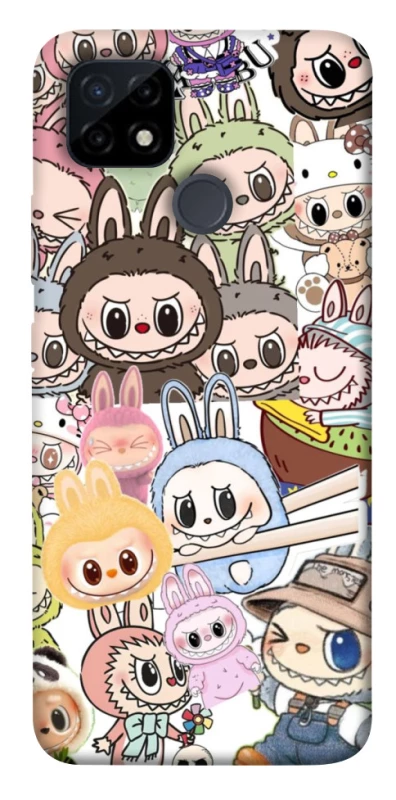 Чехол на Realme C12 All Labubus фото 1 из 1