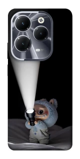 Чохол на Infinix Hot 40 Labubu with flashlight ver.3 фото 1 з 1