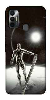 Чохол на TECNO Spark 7 Срібний серфер фото 1 з 1