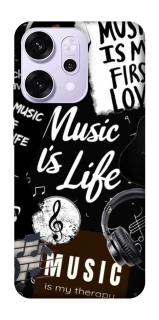 Чохол на Oppo Reno 14 Pro Music is Life фото 1 з 1