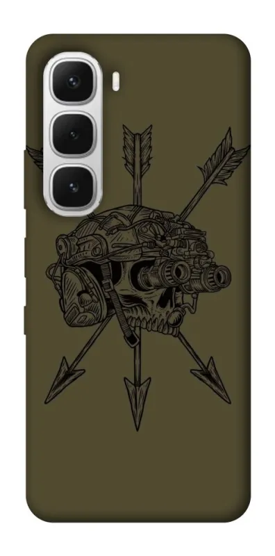 Чехол на Infinix Hot 60i Mil skull фото 1 из 1