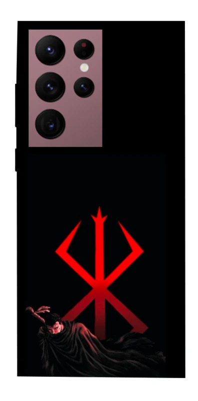 Чехол на Samsung Galaxy S22 Ultra Berserk Red Logo фото 1 из 1