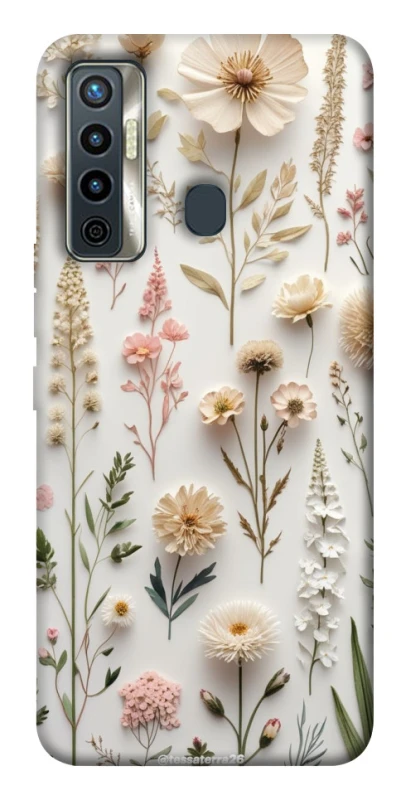 Чохол на TECNO Camon 17 Floral design ver.1 фото 1 з 1