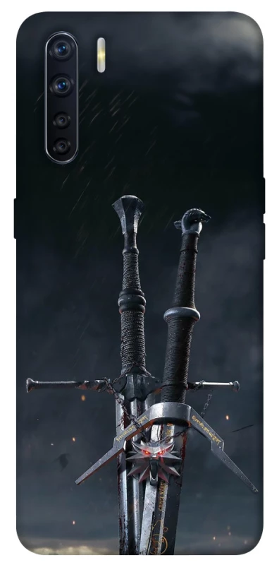 Чохол на Oppo A91 Мечі Ведьмака фото 1 з 1