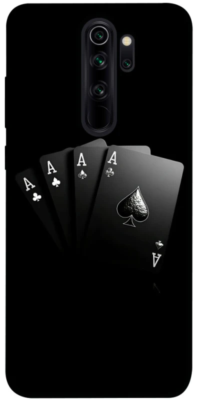 Чохол на Xiaomi Redmi Note 8 Pro Black Cards фото 1 з 1