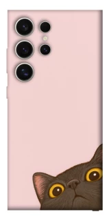 Чохол на Samsung Galaxy S25 Ultra Peeping cat фото 1 з 1
