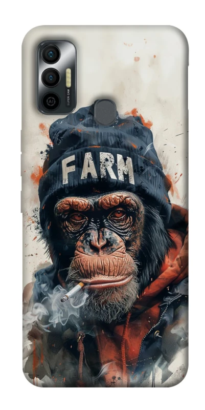 Чохол на TECNO Spark 7 Шимпанзе v3 фото 1 з 1