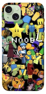 Чехол на Apple iPhone 15 Plus (6.7") Roblox Noob фото 1 из 1