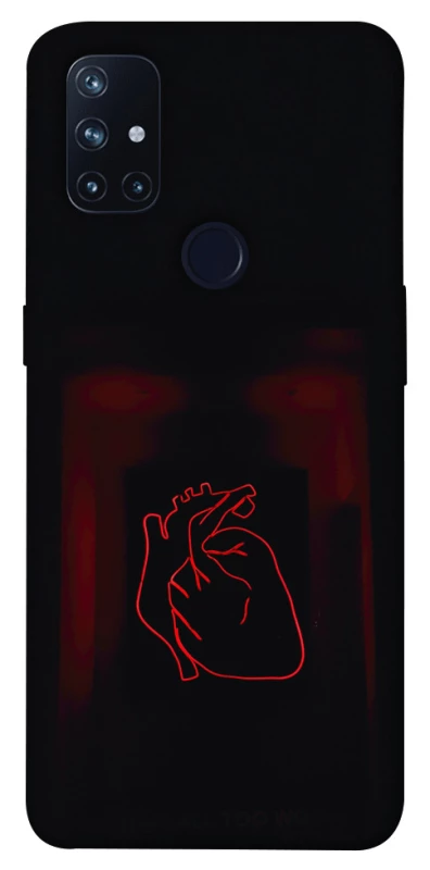 Чехол на OnePlus Nord N10 5G Красное сердце фото 1 из 1