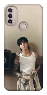 Чехол на Motorola Moto E40 Jungkook v2 - BTS фото 1 из 1