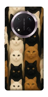 Чохол на Honor X9c Colorful Cat Collage фото 1 з 1
