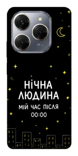 Чохол на TECNO Spark 20 Pro Нічна людина фото 1 з 1