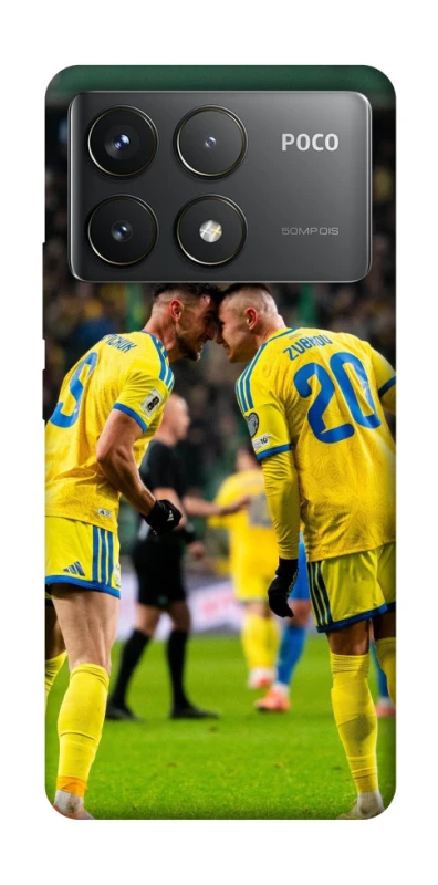 Чохол на Xiaomi Poco F6 Pro UA-Football ver.2 фото 1 з 1