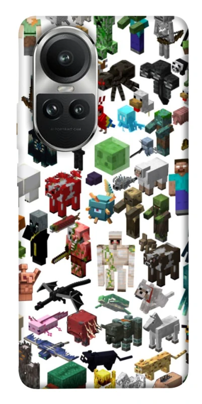 Чохол на Oppo Reno 10 Minecraft v4 фото 1 з 1
