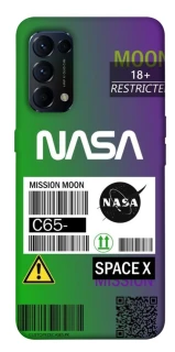Чохол на Oppo Reno 5 4G NASA ver.2 фото 1 з 1